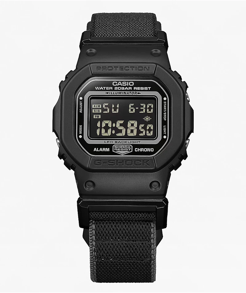 G-Shock DW5600MNC-1 Square Black & Grey Digital Watch