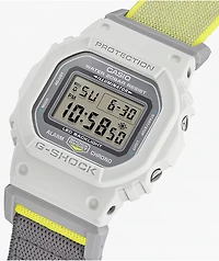 G-Shock DW5600MNC-7A8 Square White, Grey & Yellow Digital Watch