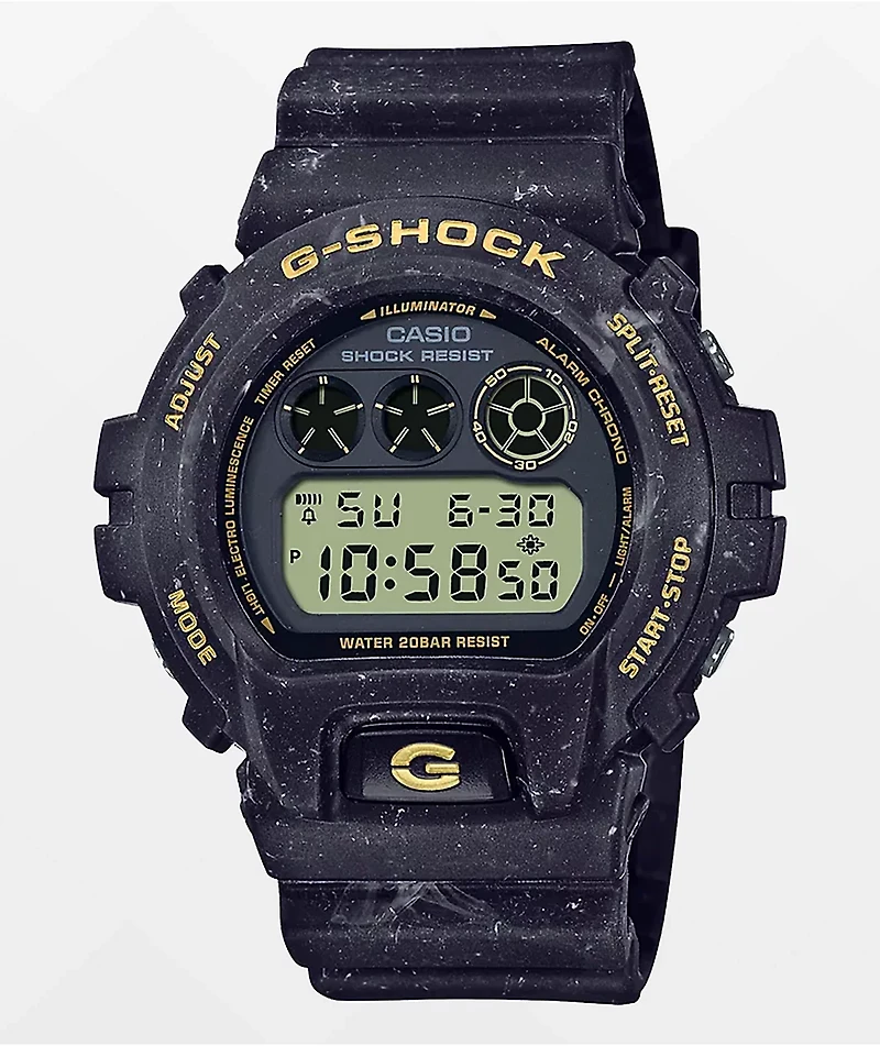 G-Shock DW6900 Black Marble Watch