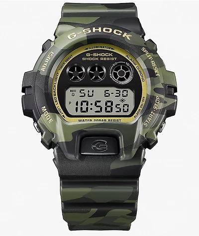 G-Shock DW6900CF-1 Black & Camo Analog & Digital Watch