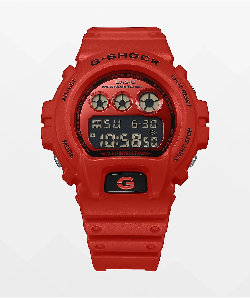 G-Shock DW6900RRB-4 Red Digital Watch
