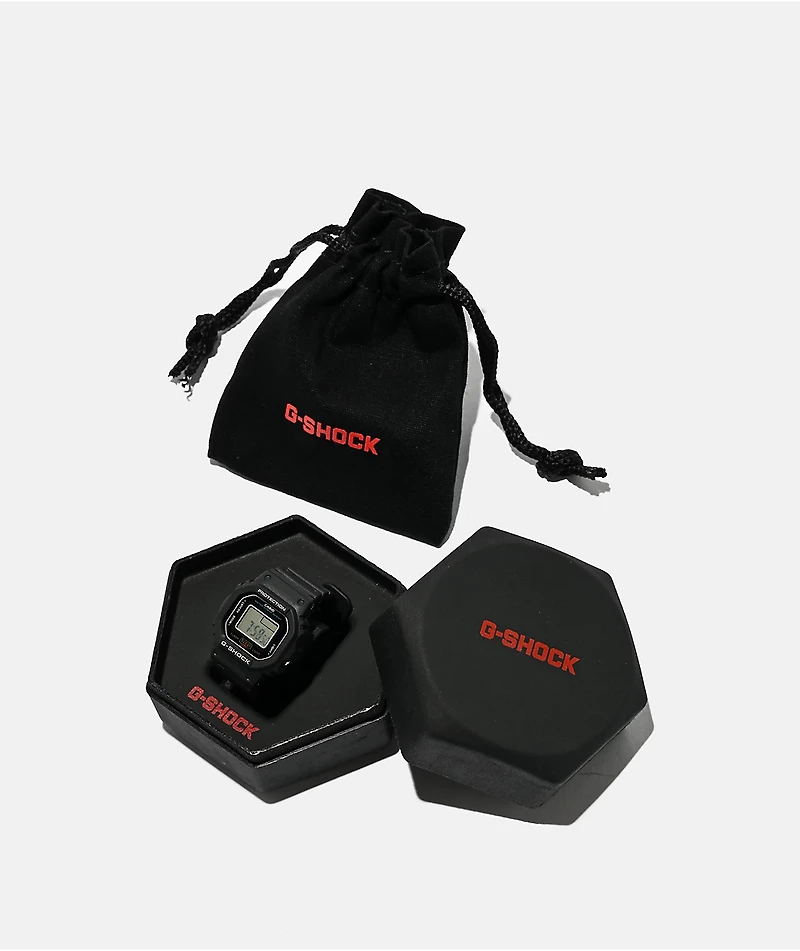 G-Shock DWN-5600-1 Black Digital Watch Ring