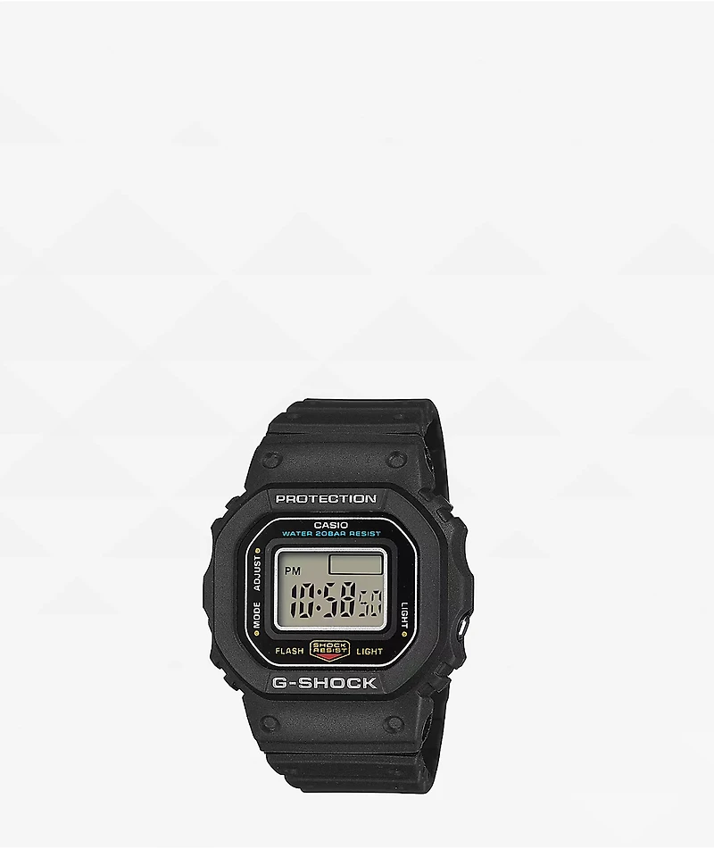 G-Shock DWN-5600-1 Black Digital Watch Ring