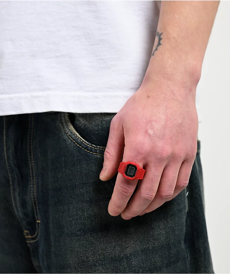 G-Shock DWN-5600-4 Yellow Digital Watch Ring