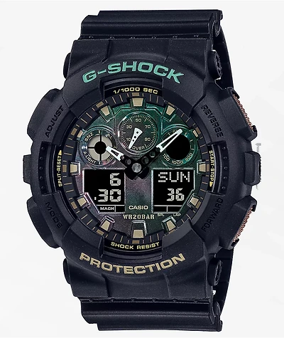 G-Shock GA-100RC-1ACR Black & Rust Watch