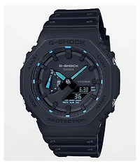 G-Shock GA-2100-1A2 Black & Blue Digital & Analog Watch