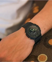 G-Shock GA-2100-1A3 Black & Green Digital & Analog Watch