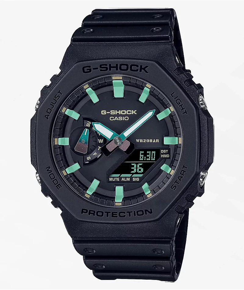 G-Shock GA-2100RC-1ACR Black & Rust Watch