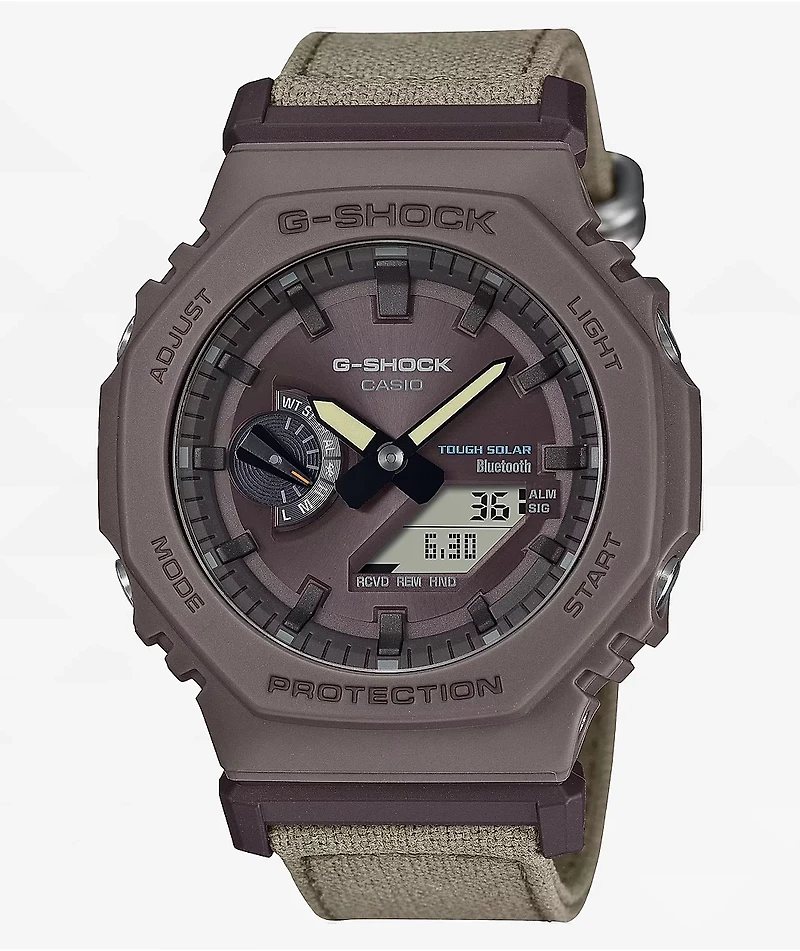 G-Shock GA-B2100CT-5A Tan & Brown Bluetooth Solar Watch