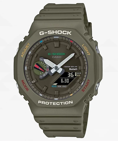 G-Shock GA-B2100FC-3ACR Green Bluetooth Solar Watch