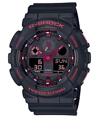 G-Shock GA100BNR-1A Black & Red Analog & Digital Watch