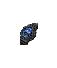G-Shock GA100FL-1A Black & Blue Vapor Analog & Digital Watch