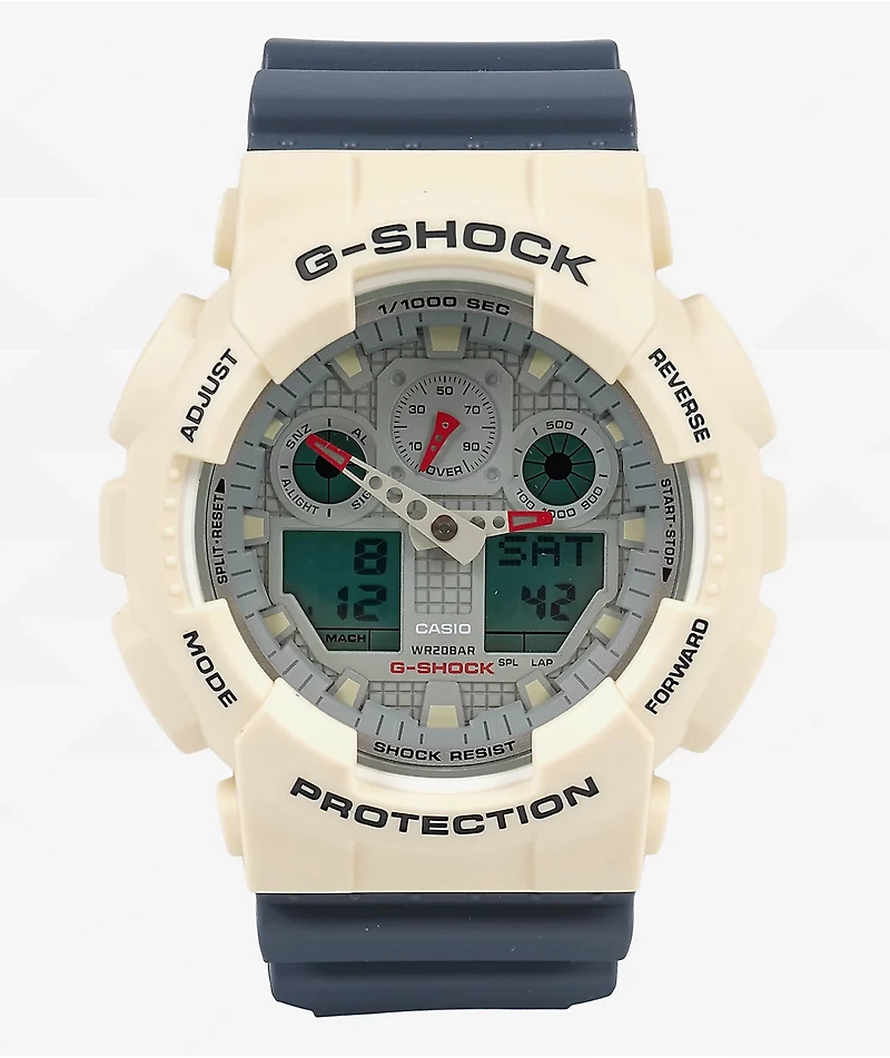 G-Shock GA100PC-7A2CR Red, White & Blue Watch