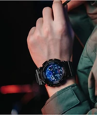 G-Shock GA100RGB-1A Black & Multi Watch