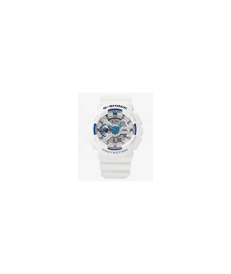 G-Shock GA110HDS-7A White & Blue Analog & Digital Watch