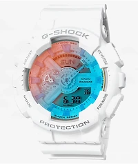 G-Shock GA110TL-7A White & Turquoise Analog Digital Watch