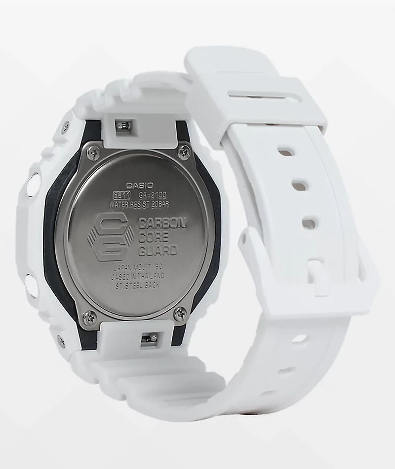 G-Shock GA2100-7ACR White & Black Watch