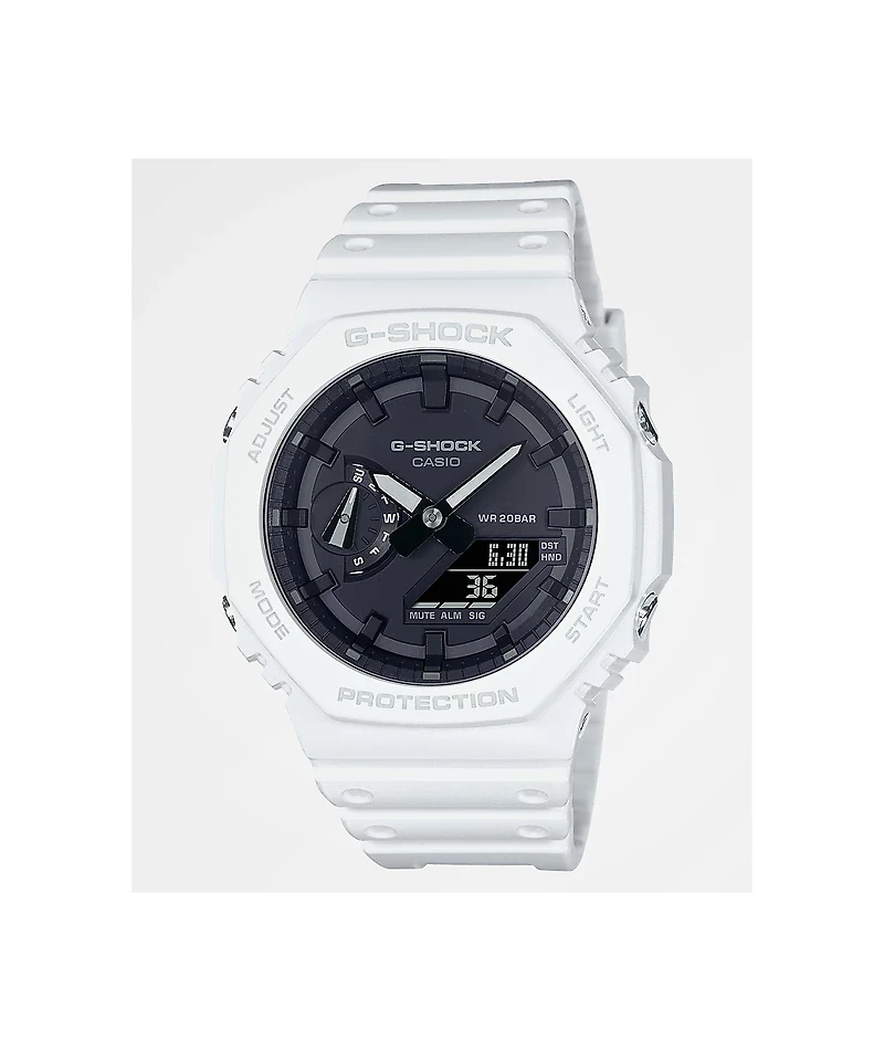 G-Shock GA2100-7ACR White & Black Watch
