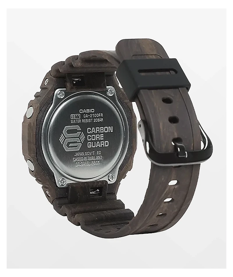 G-Shock GA2100 Orange & Mystic Forest Analog Watch