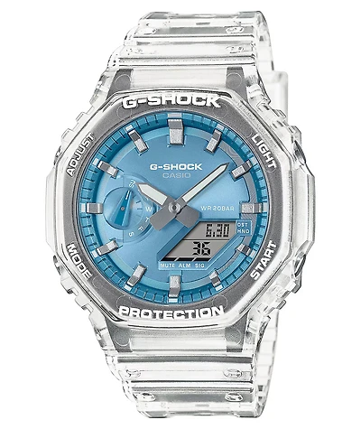 G-Shock GA2100BM-7A2 Clear & Blue Analog & Digital Watch