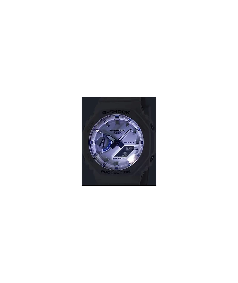 G-Shock GA2100HDS-7A White & Blue Analog & Digital Watch