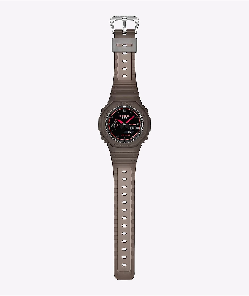 G-Shock GA2100K-3ACR Brown Smoke Analog & Digital Watch