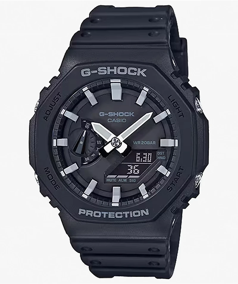 G-Shock GA2100LXB-1A Black & White Analog & Digital Watch