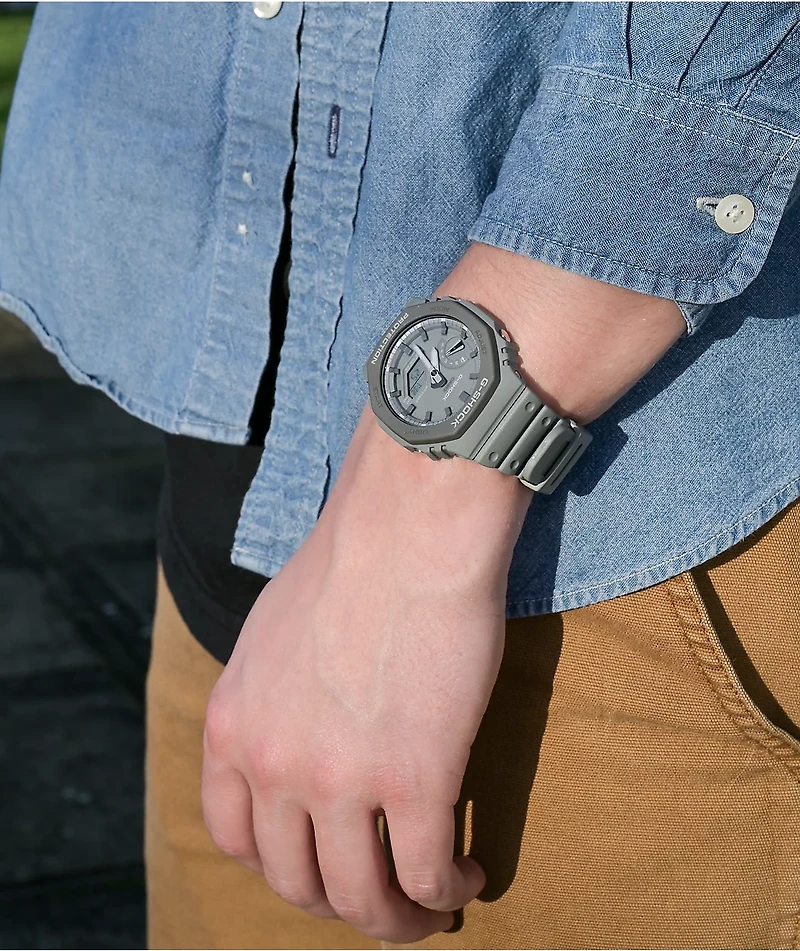 G-Shock GA2110 Earth-Toned Grey Analog Watch