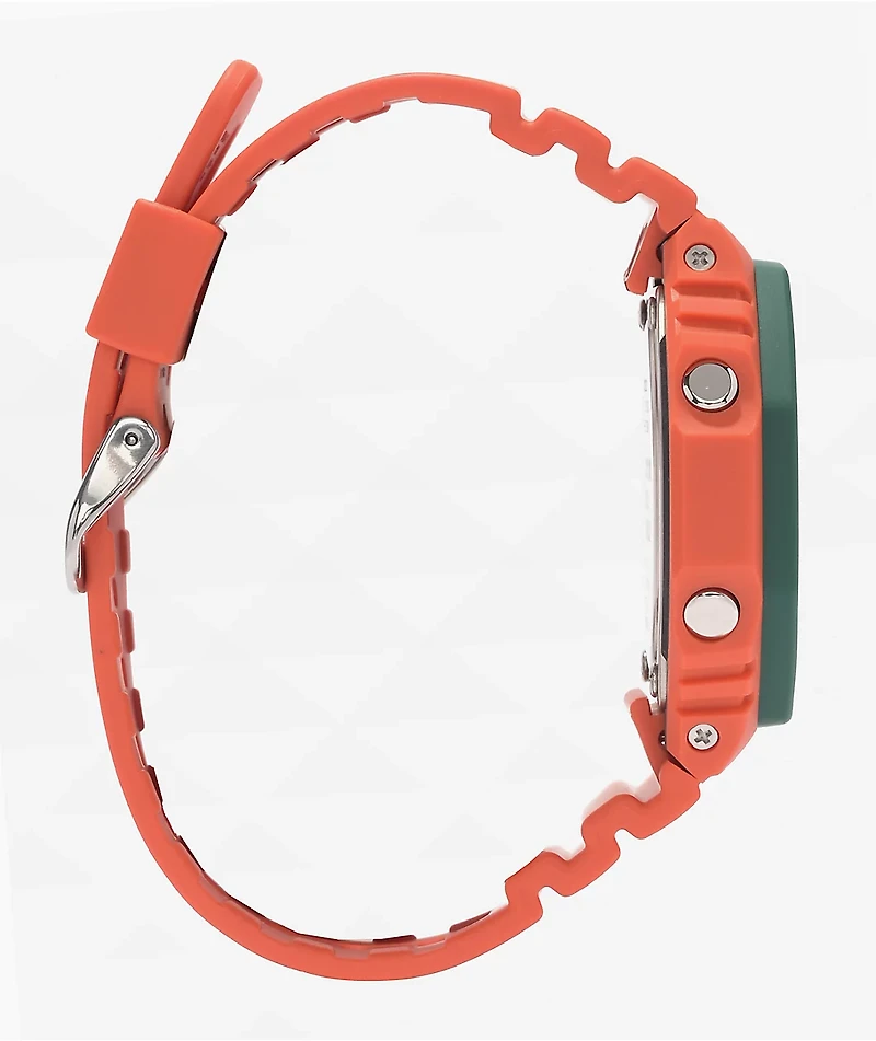G-Shock GA2110SC-4A Orange & Green Analog Watch