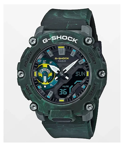 G-Shock GA2200MFR-3A Mystic Forest Green Digital & Analog Watch