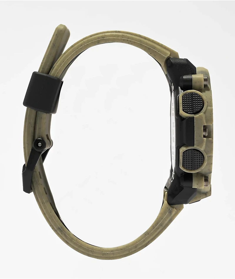 G-Shock GA2200SL-5A Khaki Marble & Black Digital & Analog Watch