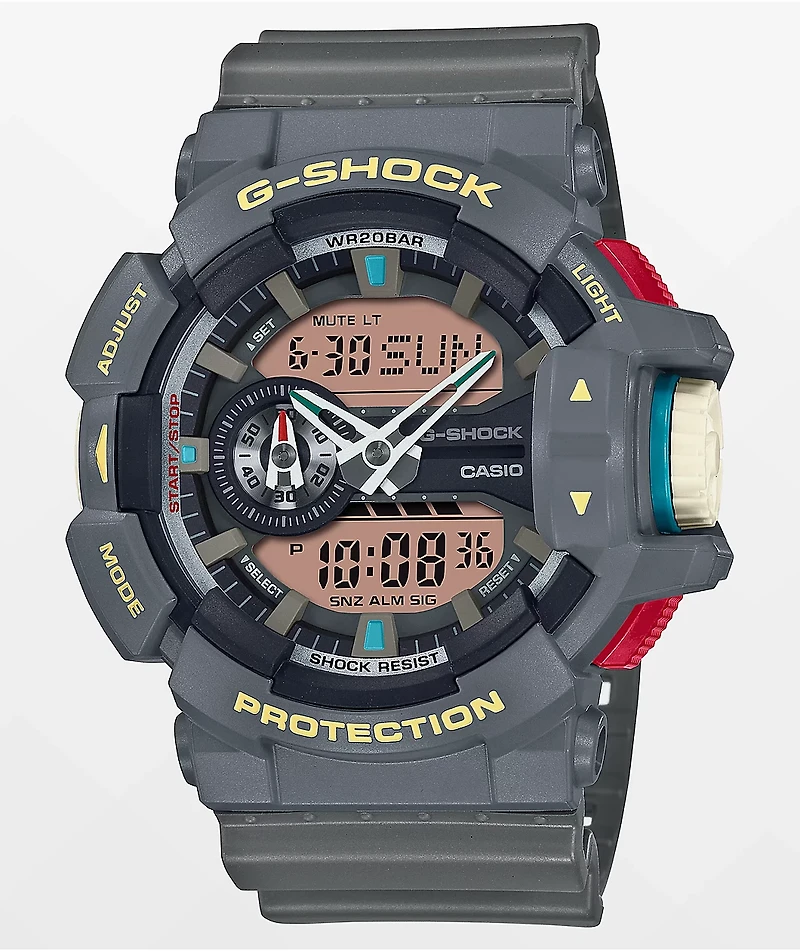 G-Shock GA400PC-8A Grey & Multi Analog Watch