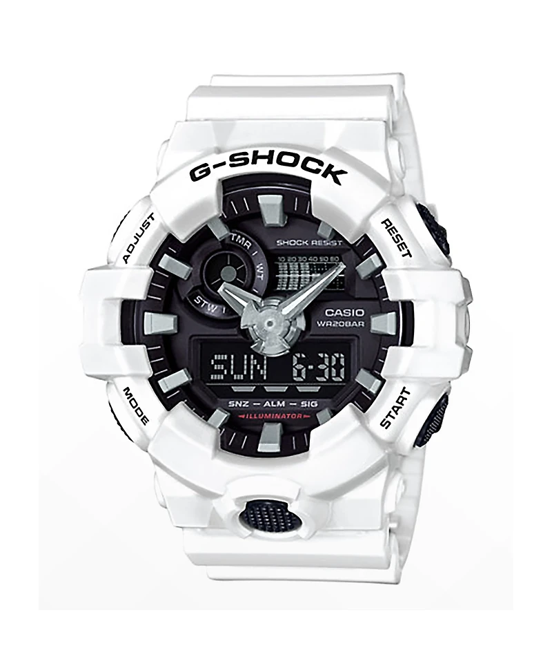 G-Shock GA700-7A White & Black Watch
