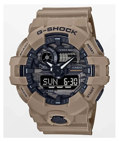 G-Shock GA700-CA Dial Tan Camo Digital & Analog Watch