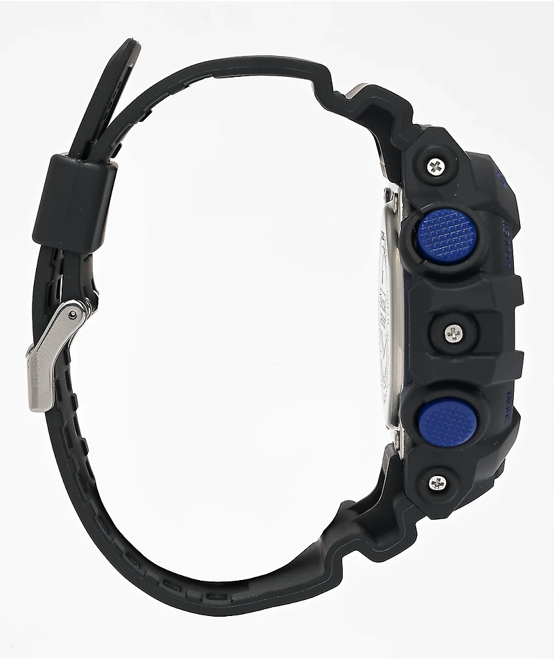 G-Shock GA700 Virtual World Black & Blue Analog & Digital Watch