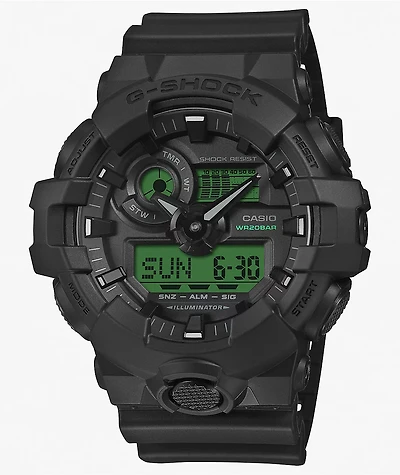 G-Shock GA700BEG-1A Black & Electro Green Analog & Digital Watch
