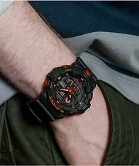 G-Shock GA700BNR-1A Black & Red Digital & Analog Watch
