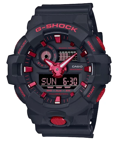 G-Shock GA700BNR-1A Black & Red Digital & Analog Watch