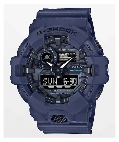G-Shock GA700CA-2A Navy Blue Digital & Analog Watch