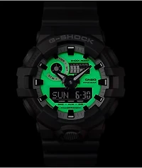 G-Shock GA700HD-8A Grey & Glow In The Dark Analog Watch