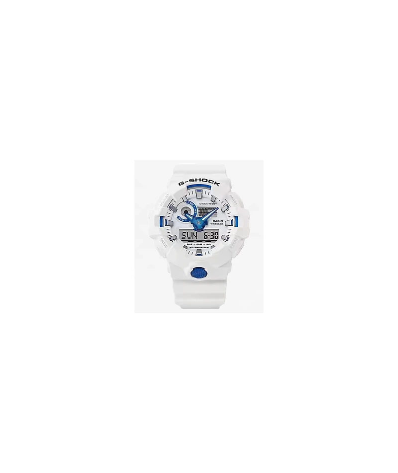 G-Shock GA700HDS-7A White & Blue Analog & Digital Watch