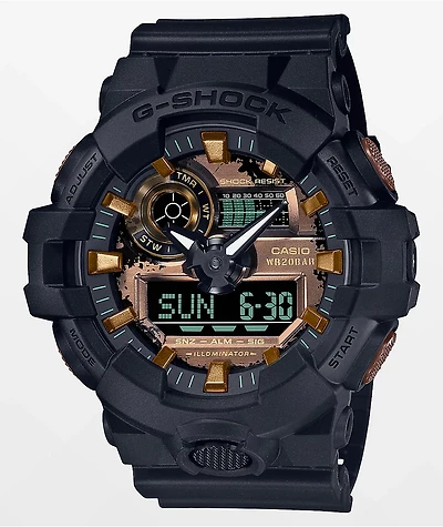 G-Shock GA700RC-1ACR Black & Rust Watch