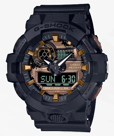G-Shock GA700RC-1ACR Black & Rust Watch
