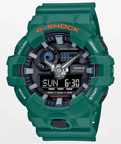 G-Shock GA700SC-3A Green & Orange Analog Watch