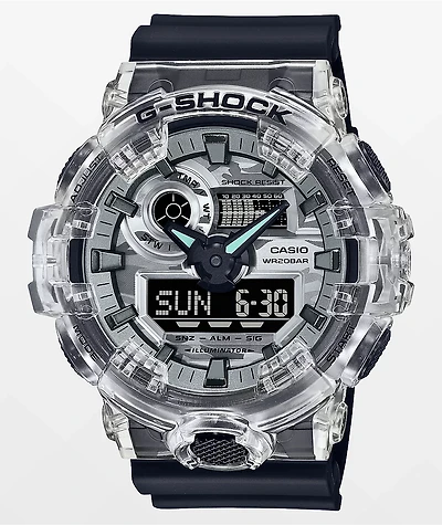 G-Shock GA700SKC-1A Black, Camo & Transparent Watch