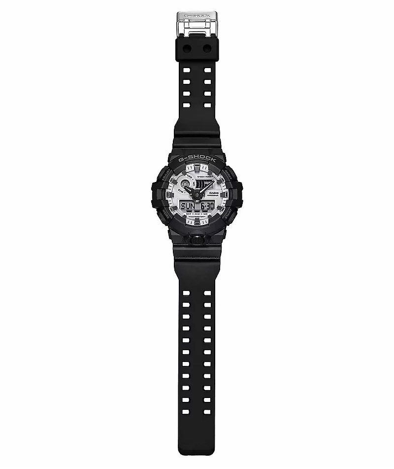 G-Shock GA700WD-1A Black & Brilliant White Analog & Digital Watch