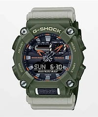 G-Shock GA900HC Green & Off-White Digital & Analog Watch