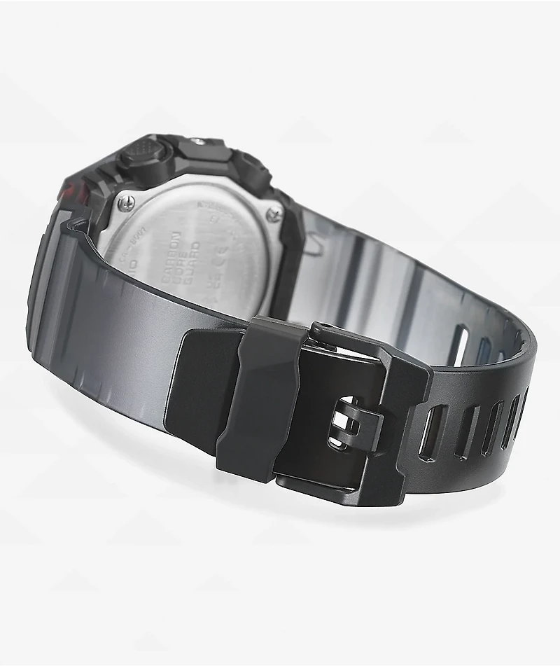 G-Shock GAB001G-1A Transparent Red Digitial & Analog Watch
