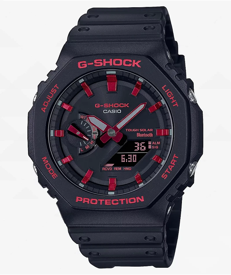 G-Shock GAB2100BNR-1A Black & Red Analog & Digital Watch
