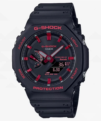 G-Shock GAB2100BNR-1A Black & Red Analog & Digital Watch